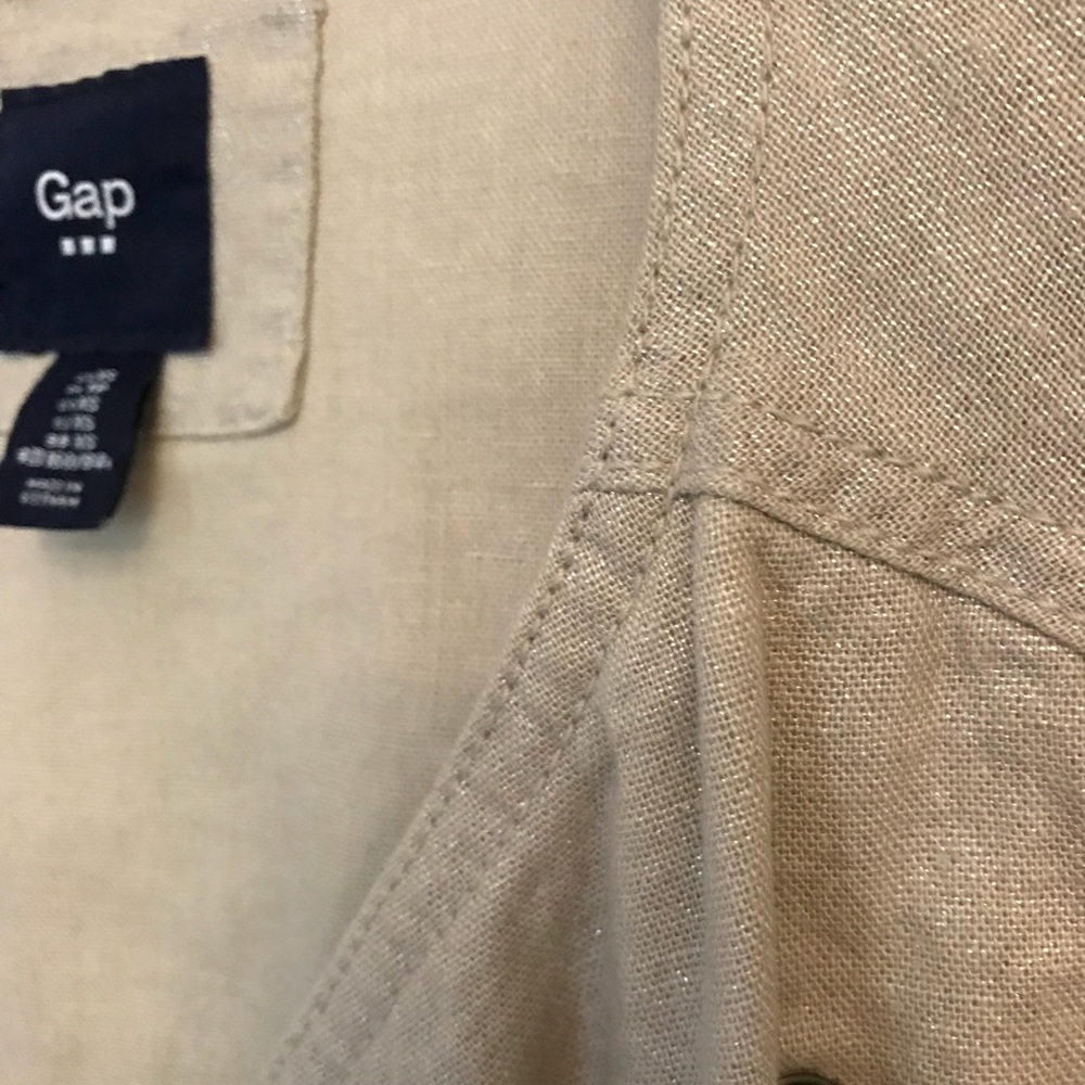 Gap Linen Blend Lightweight Jacket - image 2